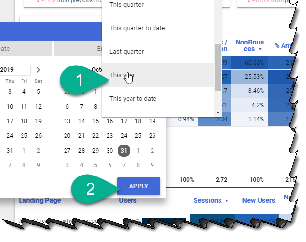 Highlight of Date Range selection in Google Data Studio