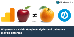 Difference between Google Analytics and UnBounce